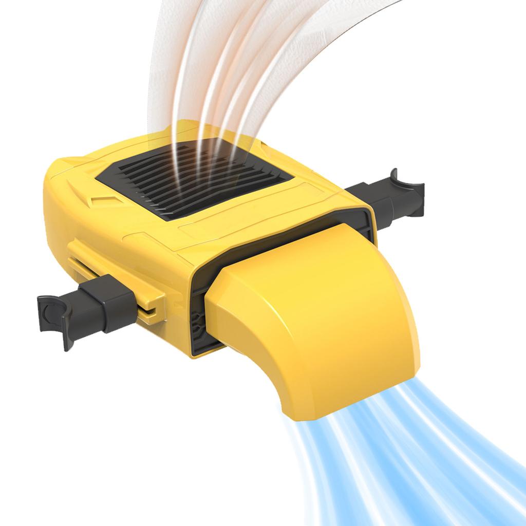 Car Cooling Fan Auto Rear Seat Headrest Electric Air Fan Portable 3 Speed USB Powered for Vehicle SUV RV Interior