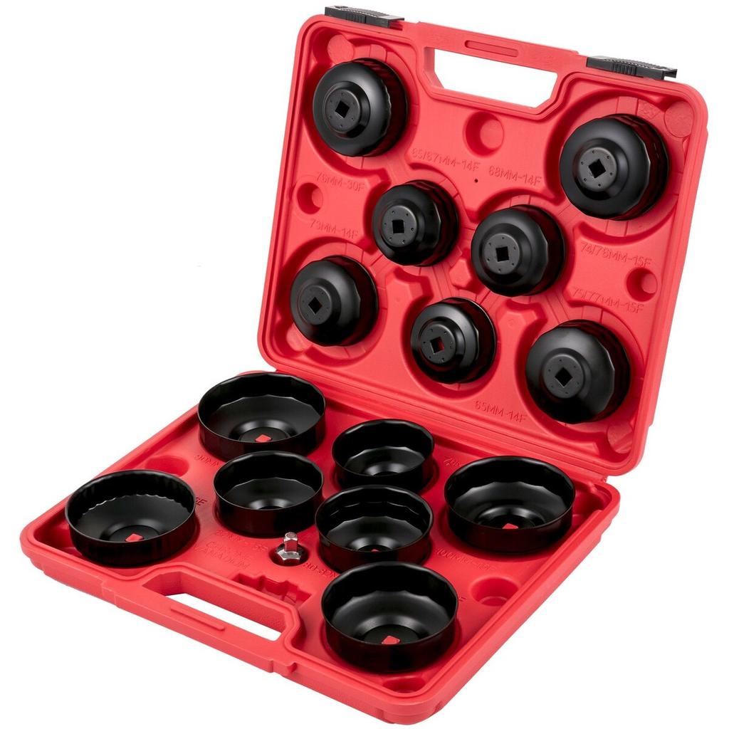 Oil Filter Socket Set Cup Socket Tool Set 15PCS Oil Filter Cap Wrench