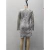 Ladies Summer Sexy Deep V Long Sleeve Slim Dresses