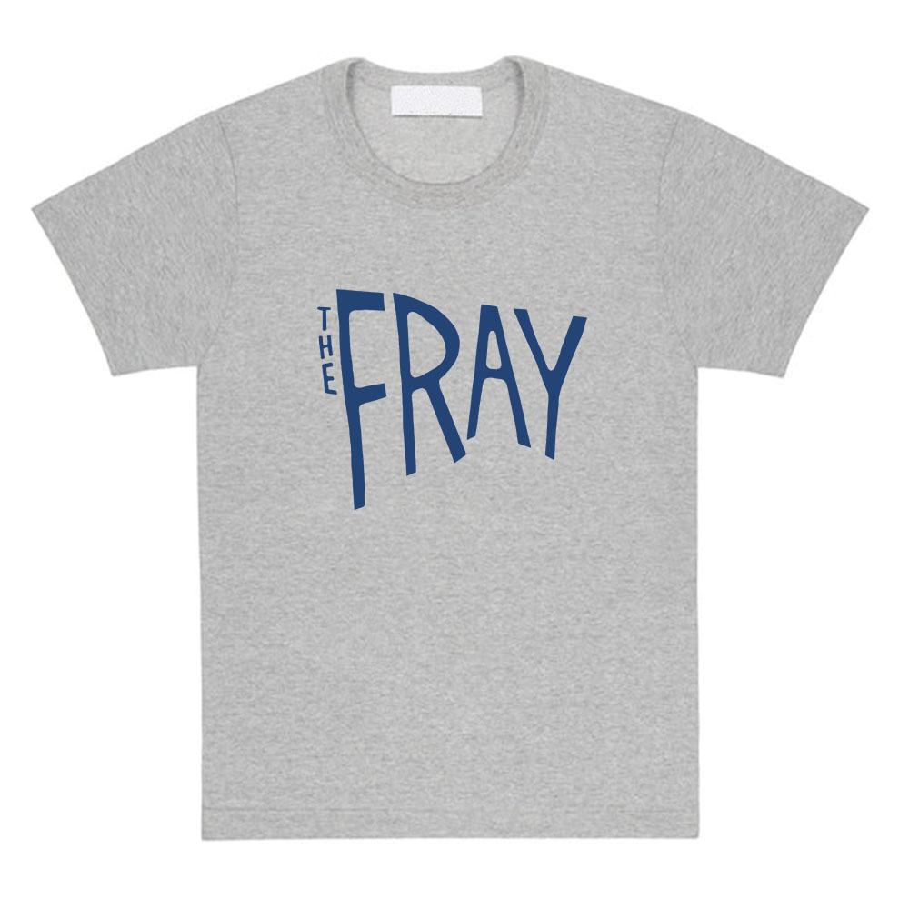 THE FRAY Pásmové Grafické Tričko s Krátkým Rukávem Bavlna Volné Pánské Tričko Unisex Streetwear Těžká Mentální Ležérní Pánské/Dámské Oblečení Tričko
