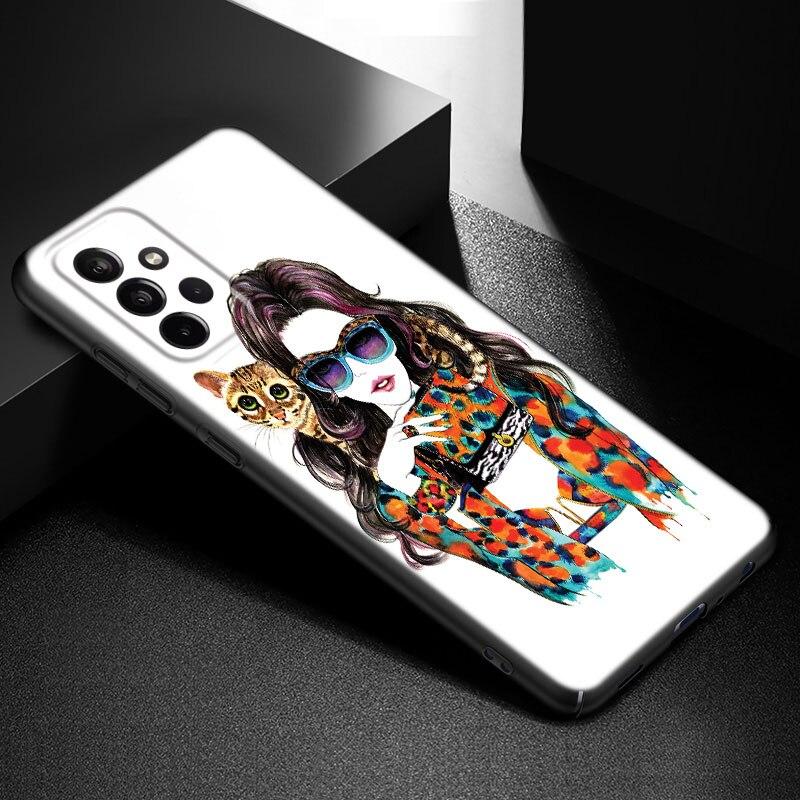 

Модный стильный чехол для телефона для девочек и женщин для Samsung Galaxy A21 A30 A50 A52 S A13 A22 A32 A33 A53 A73 5G A11 A12 A31 A51 A70 A71 A72 Samsung A73 5G