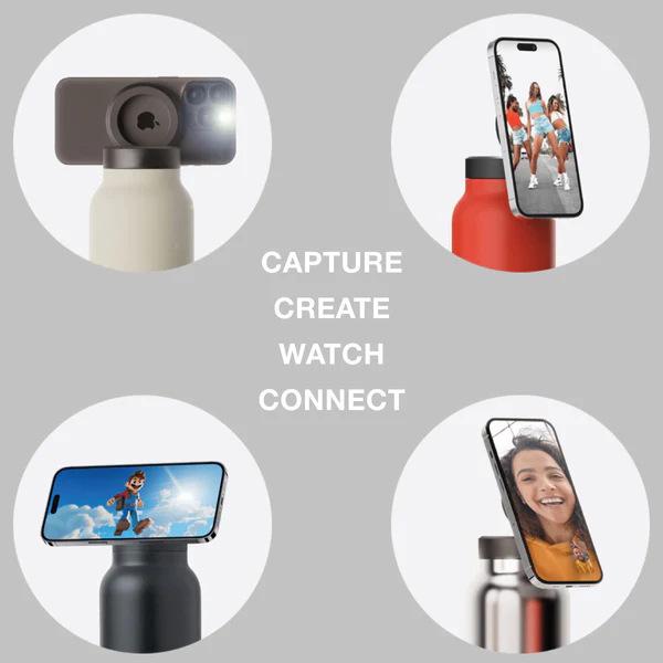 Large Magnetic 304 Stainless Steel Insulated Sports Cup Holder with Cold Retention