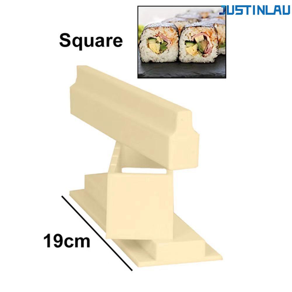 DIY Round Sushi Mold Love Sushi Maker Square Sushi Cutting Rice Ball Tool Set Rice Ball Mold