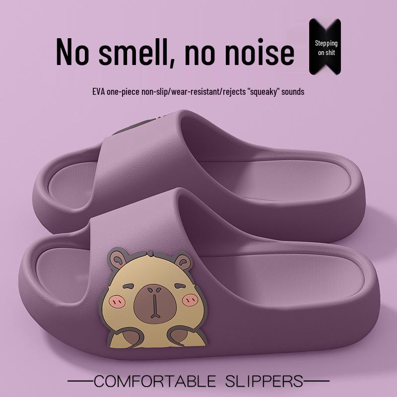 

2025 Женские домашние тапочки из ЭВА с толстой подошвой и противоскользящим покрытием для беременных 36-37 fits 35-36