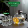 Jialang Glacier Heat-Resistant Glass Water Pitcher Set