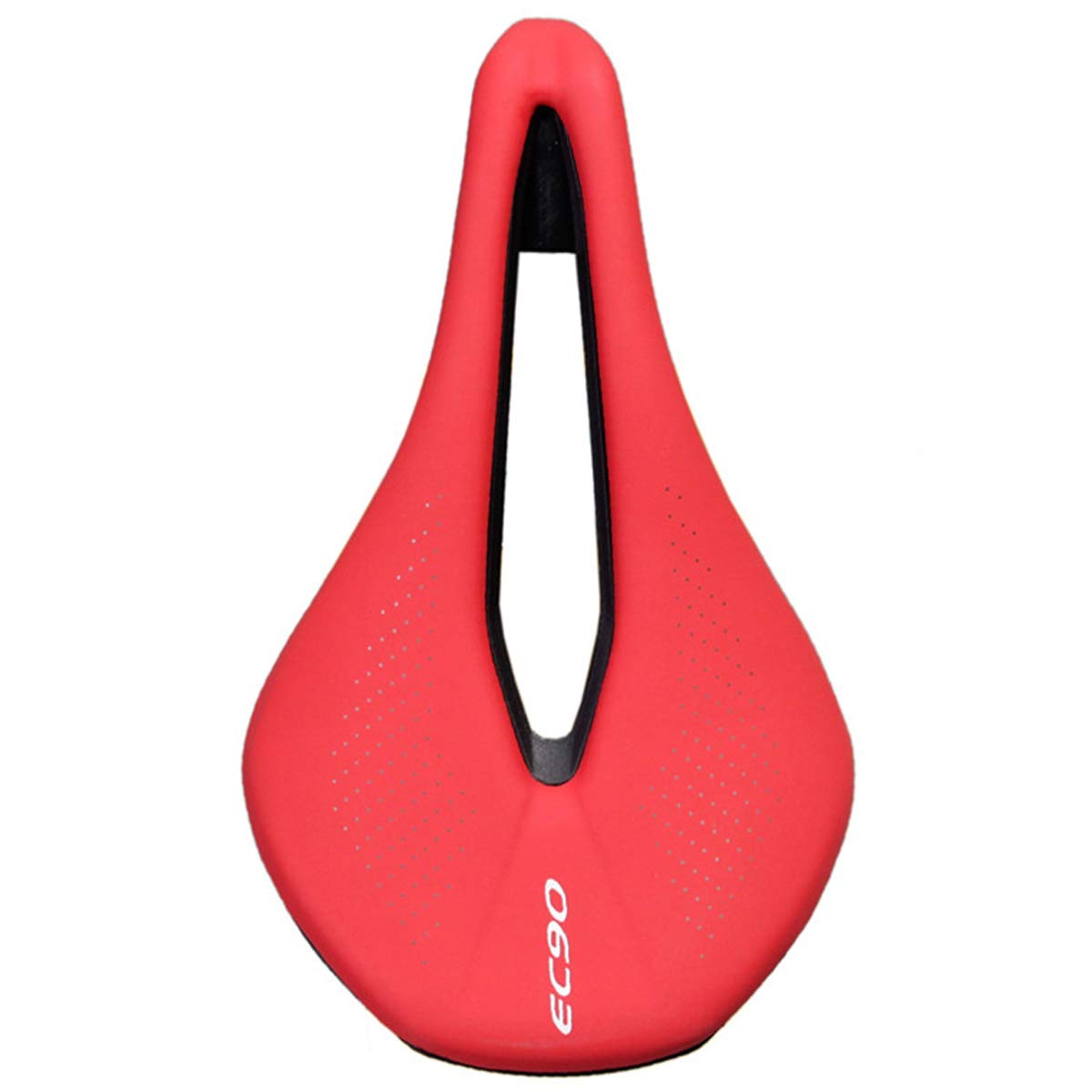 jpfashioning Bicycle Seat Saddle MTB Road Bike Saddle Mountain Bike PU Breathable Perforated Soft Cushion Shock Absorption Comfortable for Your Butt