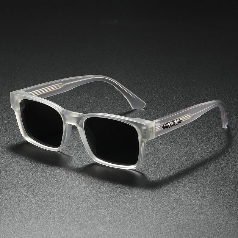 New Quality Square Sunglasses Male Metal Core CP UV 400 Protection Female Sun Spectacles Travel Hiking Beach Fishing Eye Spectacles