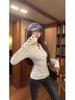 Design-Forward Slim-Fit Open-Neck Long-Sleeved Base Shirt - Spring New Arrival