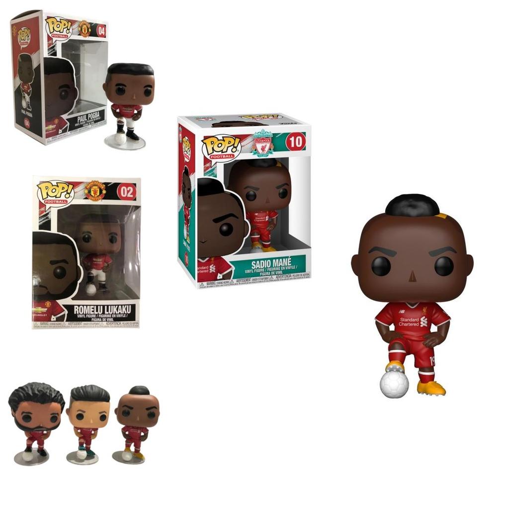 Collectible Pop Football Star Models Man Utd, Liverpool, Pogba, Salah, Ibrahimovic, Mane