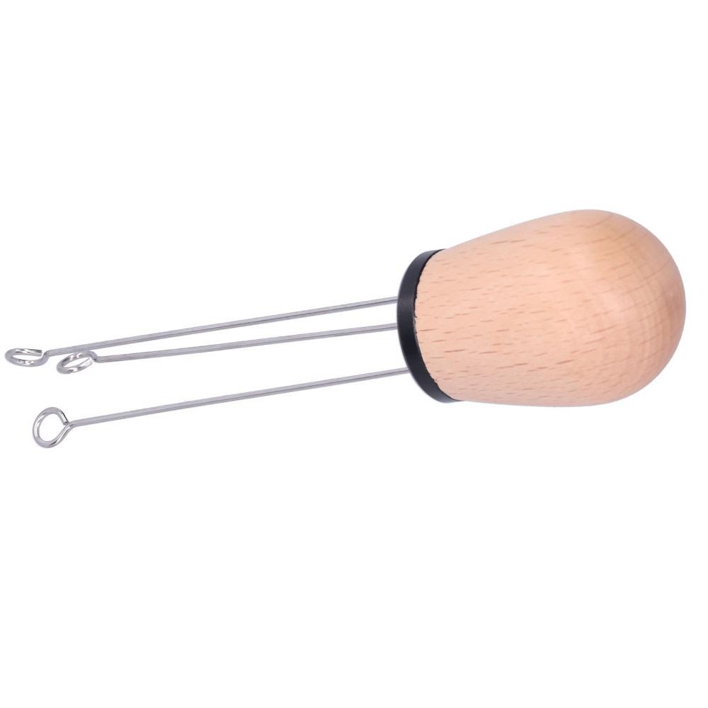 Arc Design Needle Coffee Stirrer Wooden Handle Coffee Leveler Tool Coffee Stirring Tool  For Home