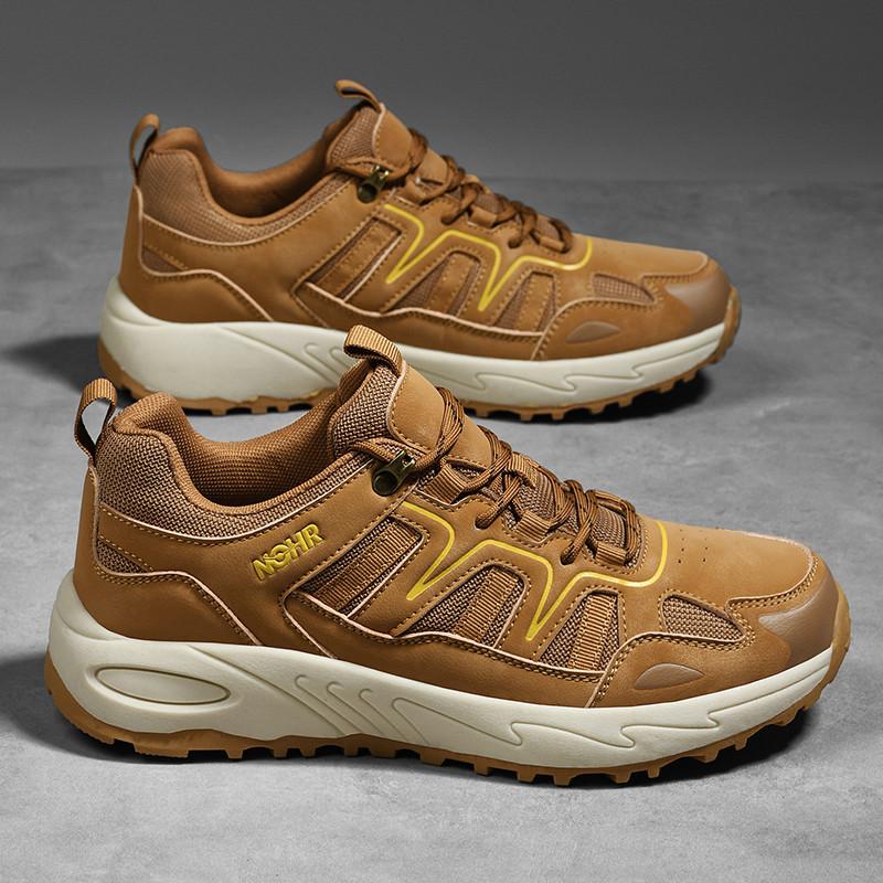 Summer Outdoor Hiking Shoes Men's 46 Large Size 47 Non-slip Wear-resistant Breathable Mesh Hiking Thick Bottom Low-top Leisure Sports