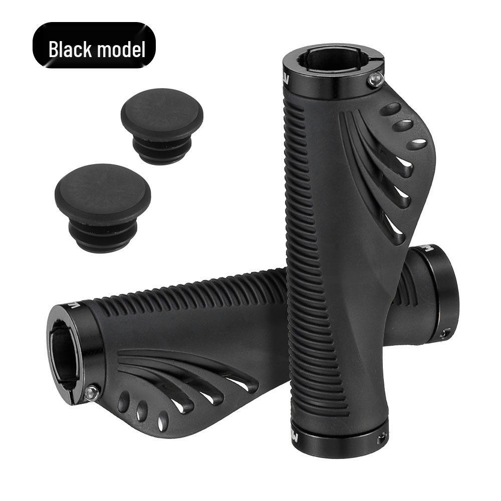 

Алюминиевый сплав Резиновые Нескользящие Ручки Руля для Горного Велосипеда Rubber Grip Lock-on Sleeve чёрный