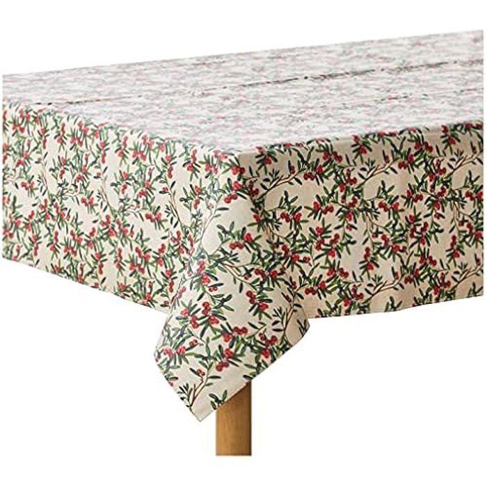 Nappe De Noël - BL BELUM - Rectangulaire - Anti-Taches - Résinée