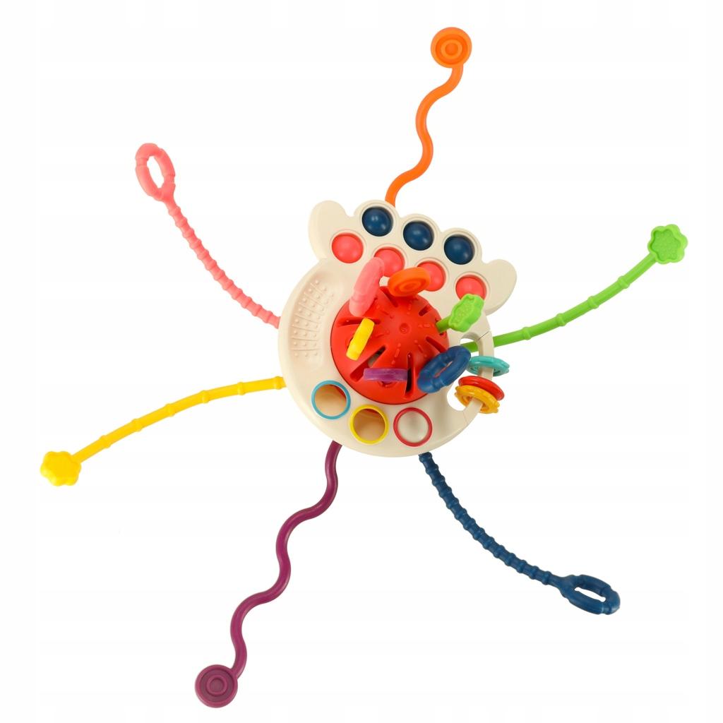 Octopus Pop It Montessori Sensory Toy 4-in-1 Baby Teether