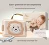 Newborn Gift Set: Hand Rattle, Teether, Pacifying Toy & Collapsible Baby Toy (0-1 Year)