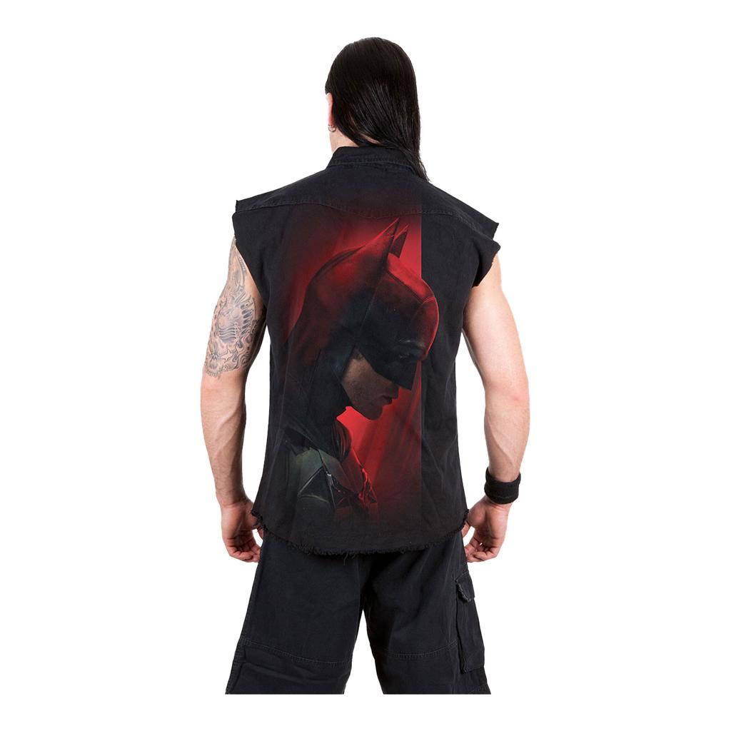 Spiral Direct Unisex Adult Logo Stone Wash Back Print Sleeveless Shirt