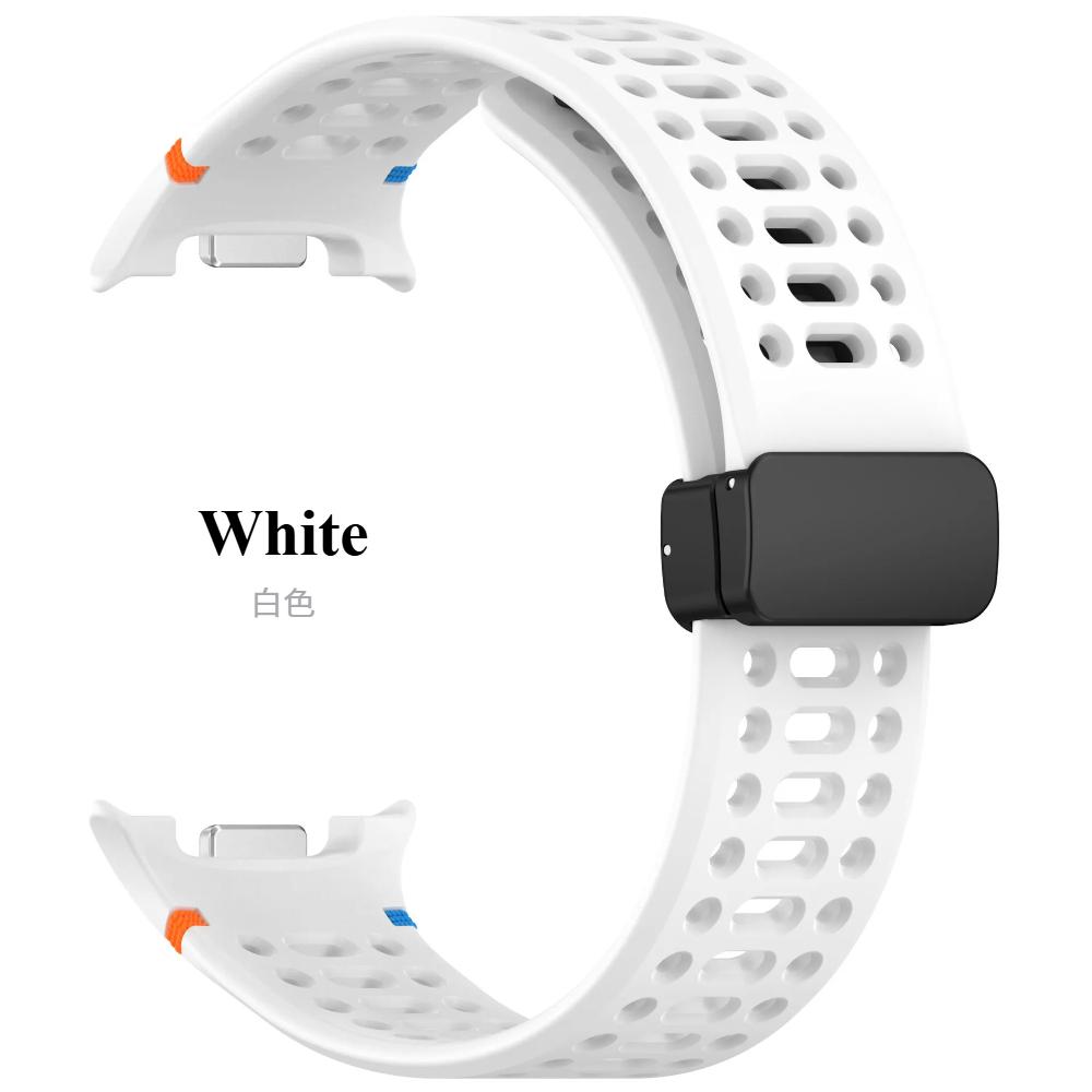 Magnetic Silicone Watch Buckle Strap for Samsung Galaxy Watch 8 Classic 46mm Band for Galaxy Watch 8 44mm 40mm Accessories