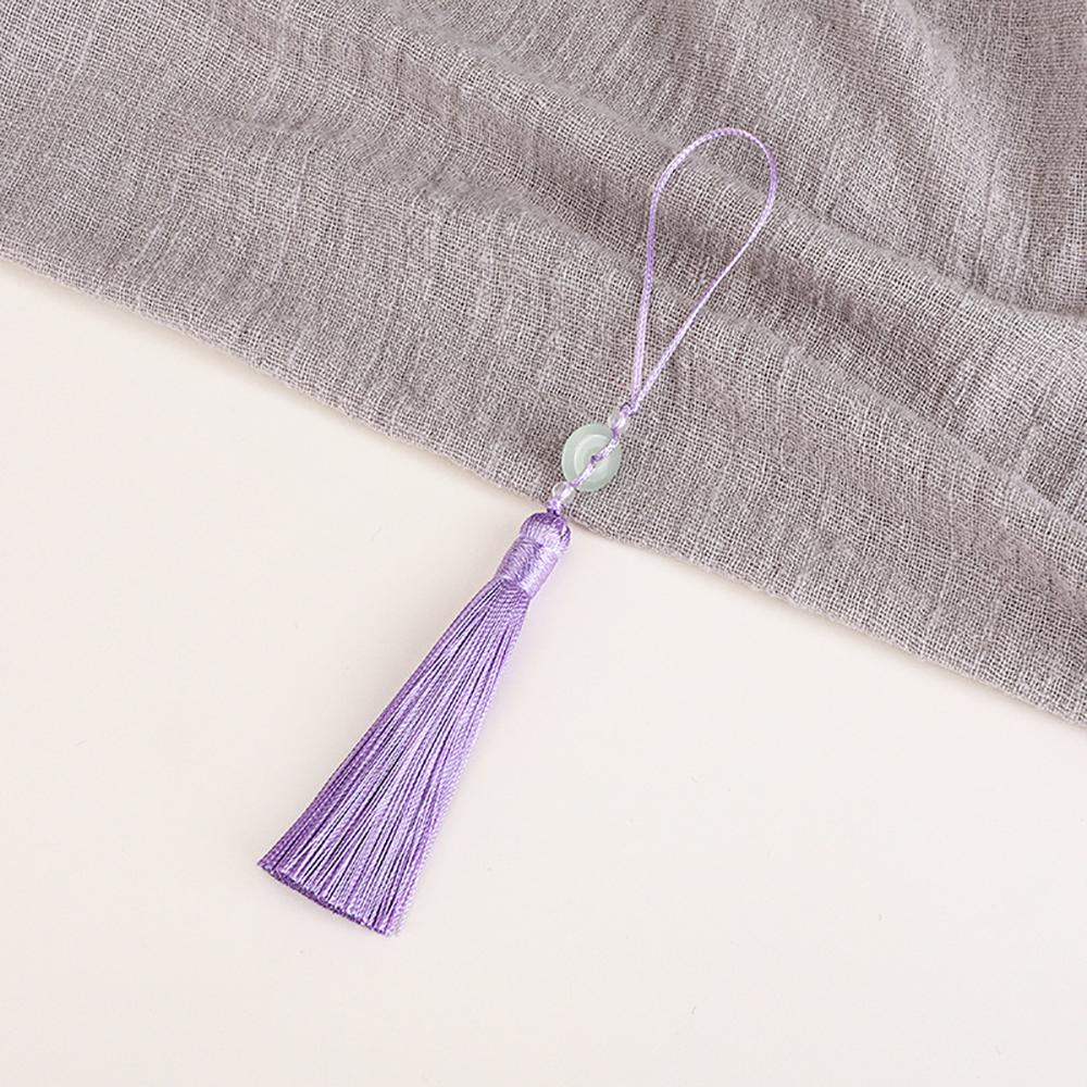 7cm Silky Tassel Fringe Tassels with Lucky Buckle Handmade Soft Craft Tassels Mini Beaded Tassels for Bookmarks Jewelry Making