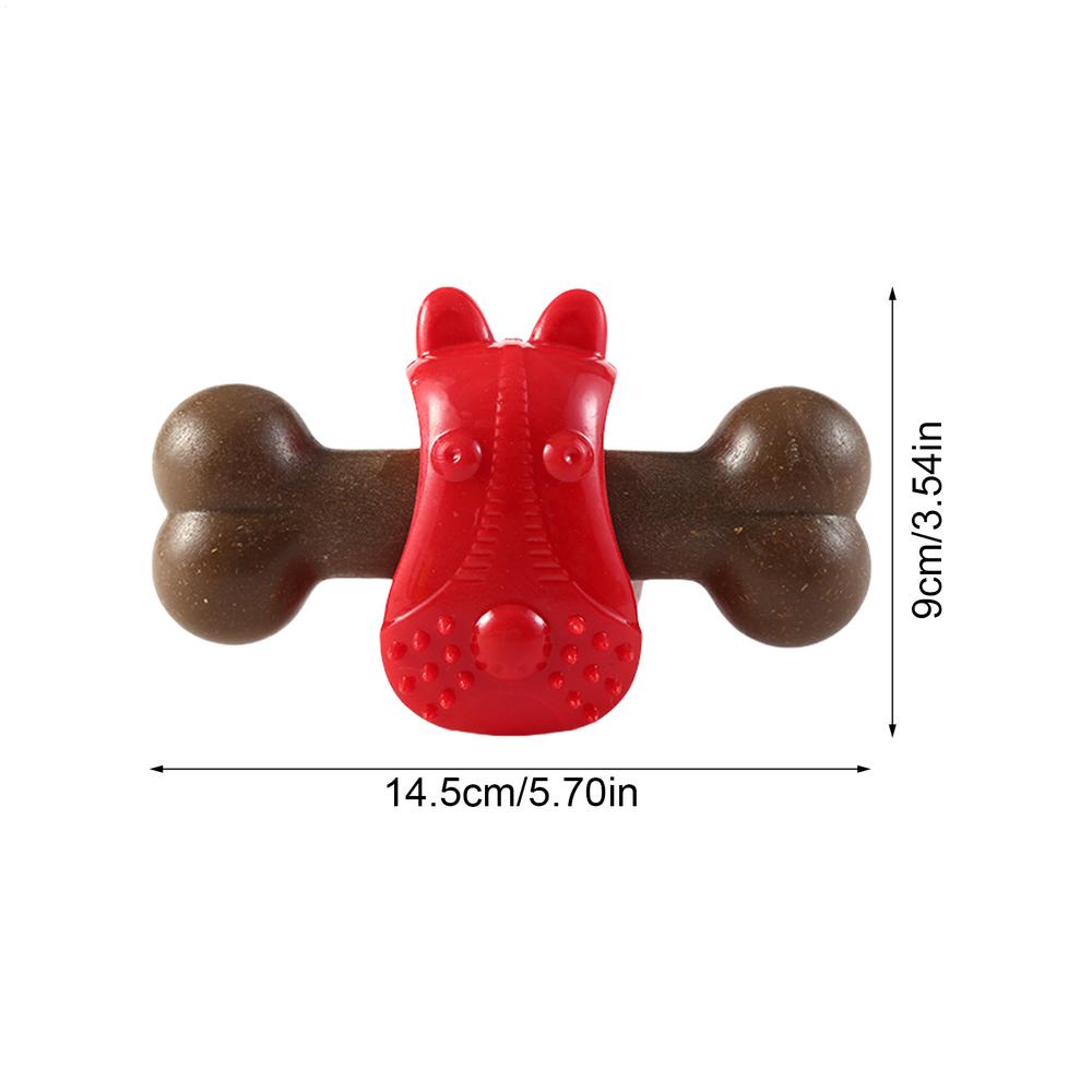 Brinquedos para Cães para Roedores Agressivos Osso para Filhotes Treinador de Roer Calmante Alimentador Lento Estimulação de Roer Interativa Enriquecimento Para