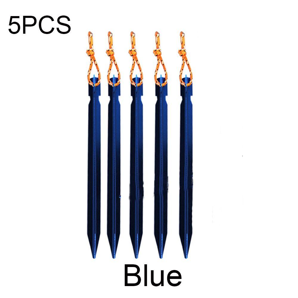 5/10pcs 18cm Portable Strong Red Tent Peg Stakes Triangular Camping Hiking Stake Nail 5pcs