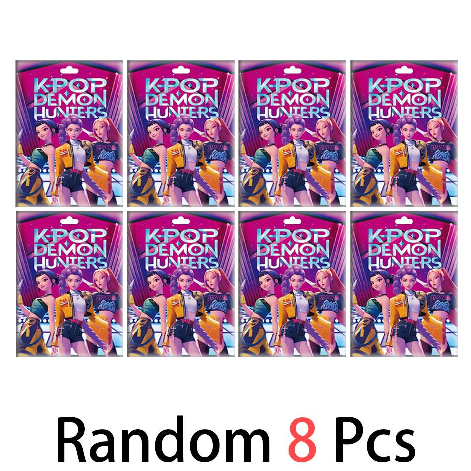 Kpop Dämonenjagd Box Serie 24 Stück Figurenmodell Spielzeug Cartoon Gaming Zubehör Schreibtischdekoration Halloween/Weihnachten für Kinder GeschenkK