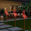 Solar Flamingo Ground Stake Light for Garden Decoration