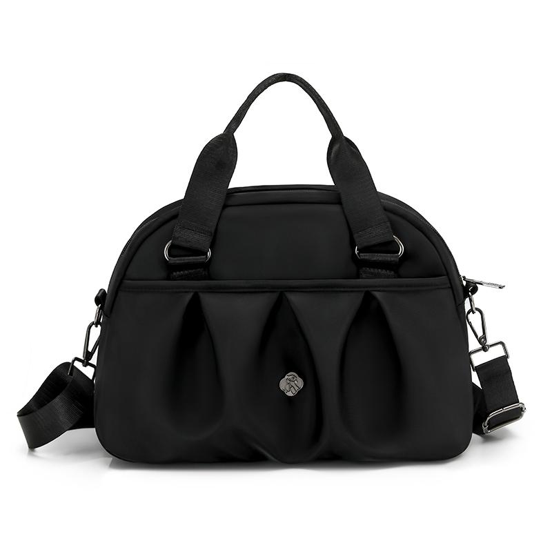 Women's Shoulder Bag Nylon Handbag Lightweight Multi-Layer Waterproof Crossbody Bag