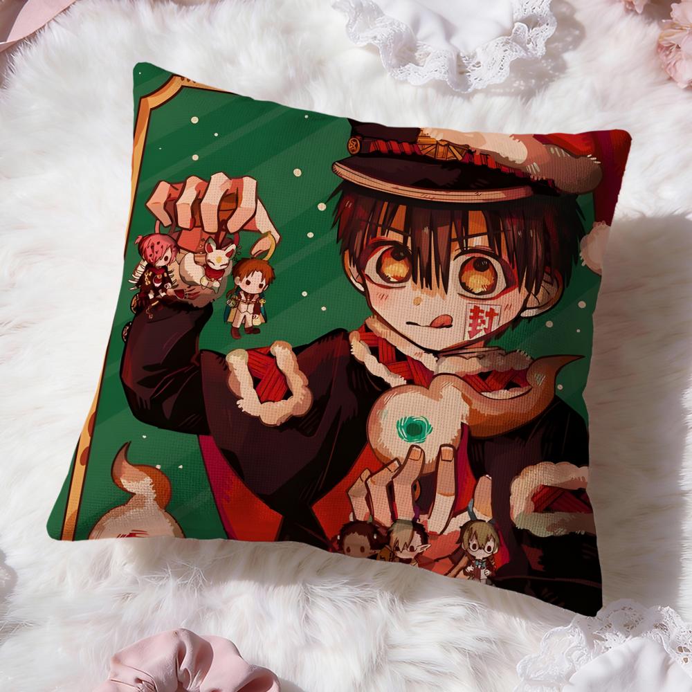b-Bound Hanako-kun Cushion Cover Premium Comfort Reversible Pillow Cove -Two in One Design for Any Room & Car Interior
