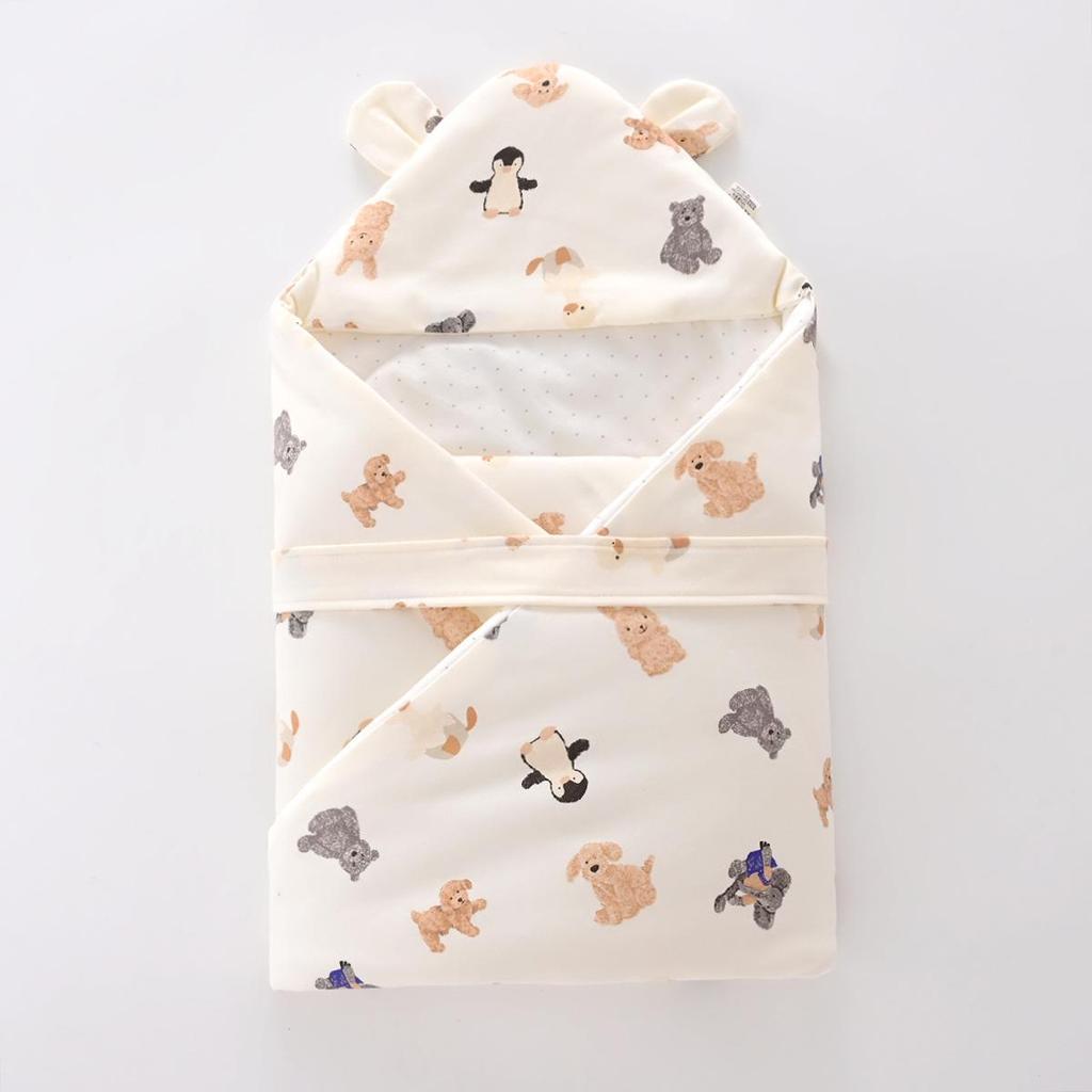 Newborn Mulberry Silk-Cotton Swaddle Blanket