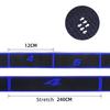 Yoga Pull Strap Belt Nylon Yoga Elastic Stretching Band 8 Loop Yoga Strap Pilates Gym Fitness Exercise Resistance Band