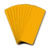 40pcs Adhesive Reflectors Sticker Door Handles Safety Warn Sticker Waterproofed for Road Marking