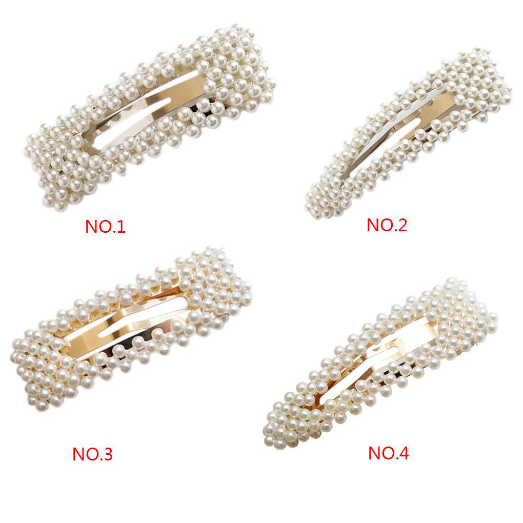 Hochzeit Braut Perlen Haarspangen Damen Mädchen Haarspangen Handgemacht Brautjungfer Haarspangen Zubehör