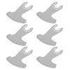 6Pcs Oscillating Saw Blades Sickle Shape Universal Diamond Carbide for Tile Masonry Removal
