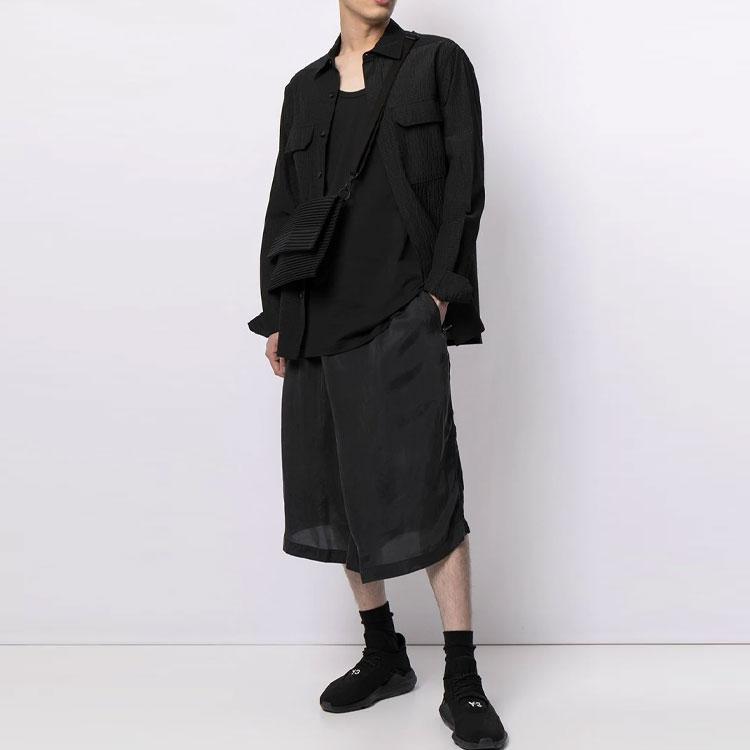 Y-3 Ss21 Solid Color Logo Sleeveless Tank Top Men Tops Black GV4189-BLACK