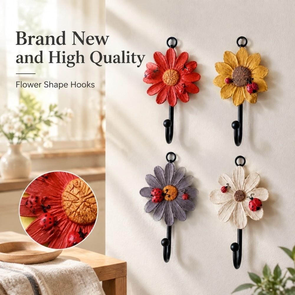Versatile Use Wall Hooks Wall Mounted Clothes Hooks Cute Storage Hooks Wall Decoration