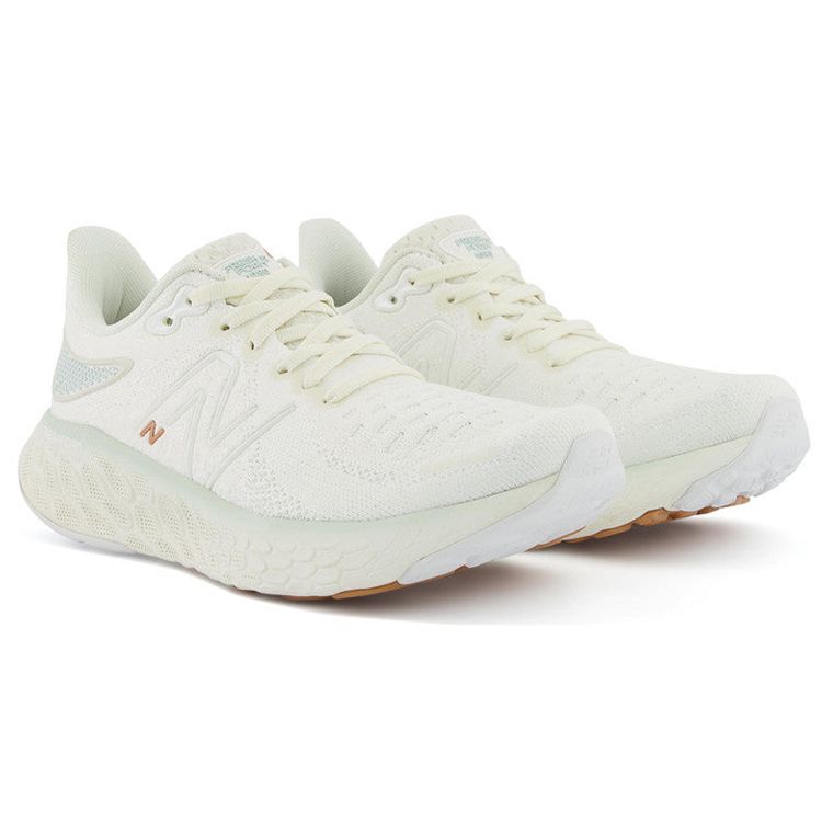 New Balance 1080 V12 Casual Fashion Fabric Low-Top Running Shoes Women sneaker White W1080R12