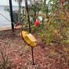 Banana Hanger for Butterflies Outdoor Banana Hammock Butterfly Feeder Metal Banana Holder for Attracting Butterflies