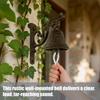 Rusty Iron Door Bell Rustic Bracket Wall Mounted Doorbell Home House Porch Decor