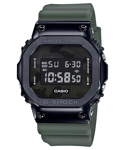 

Чоловічий годинник Casio з нержавіючої сталі, водозахист 200M, цифровий, ударостійкий, кварцовий, GM-5600B-3 чорний