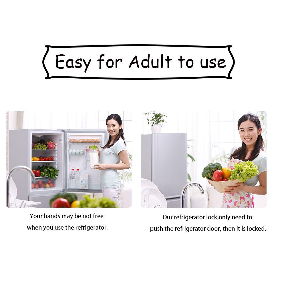 Toddler Protector Child Lock Kids Fridge Door Lock Baby Safety Freezer Lock Refrigerator Catch