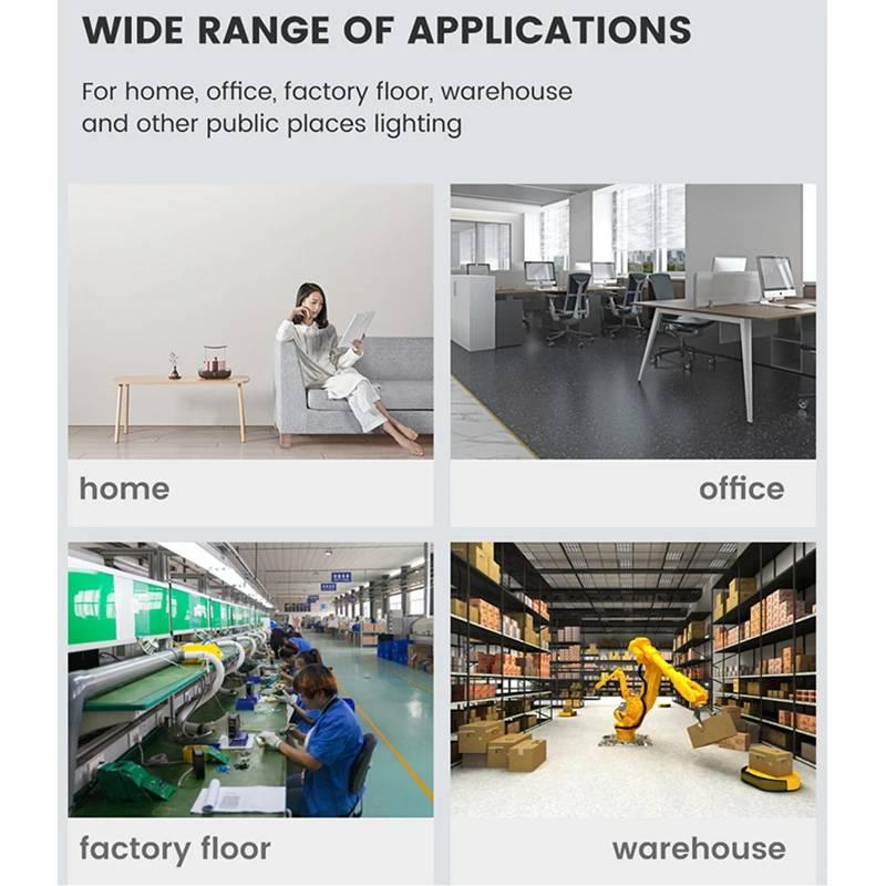 E27 Fan Shape Foldable LED Bulb AC85-265V 170V-265V Deformation For Home Ceiling Lights Warehouse And Garage White Light Bulb