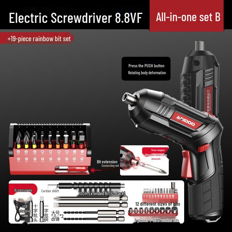 Rechargeable Mini Electric Screwdriver Drill Tool