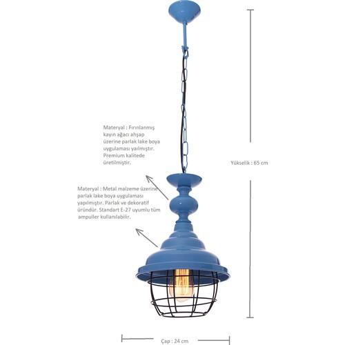 

Подвесной светильник Togo Blue Bright, окрашенный лаком, люстра