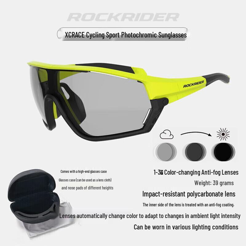 Decathlon Anti-Beschlag Sonnenbrille für Radfahren & Laufen