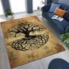 Nordic Dream Tree of Life Symbol Totem Yggdrasil Rug for Bedroom Living Room Sofa Home Doormat Decor,kid Non-slip Floor Mat Gift