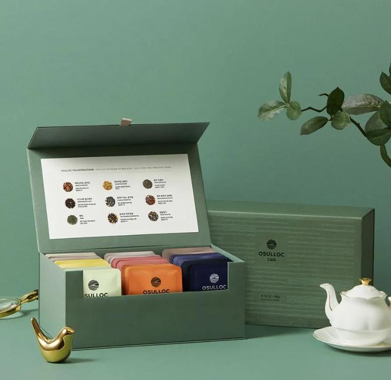 Osulloc Tea Edition Special – 9 Varieties, 54 Individually Wrapped Tea Bags