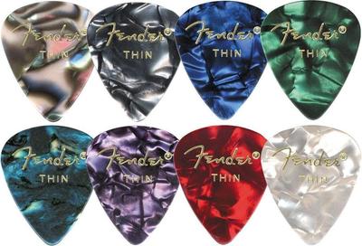 Fender Pick BLUE MOTO HEAVY (12PK)