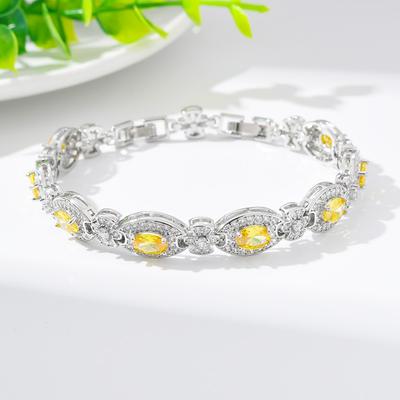 Casual Zircon Bracelet Girls Flower Light Luxury Exquisite Jewelry