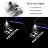 Honda Car Door Welcome Lights Projector Lamps Accessories For Civic FIT Accord Prelude CRV 5th City CRZ CRX Jazz HRV Pilot Vezel aja256