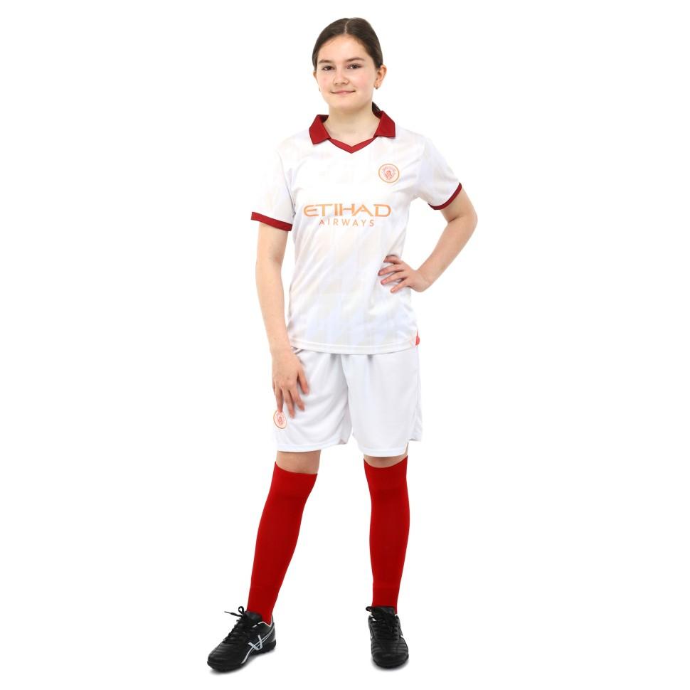 Kinder-Fußballuniform, Trikot und Shorts, Manchester City CO-6338
